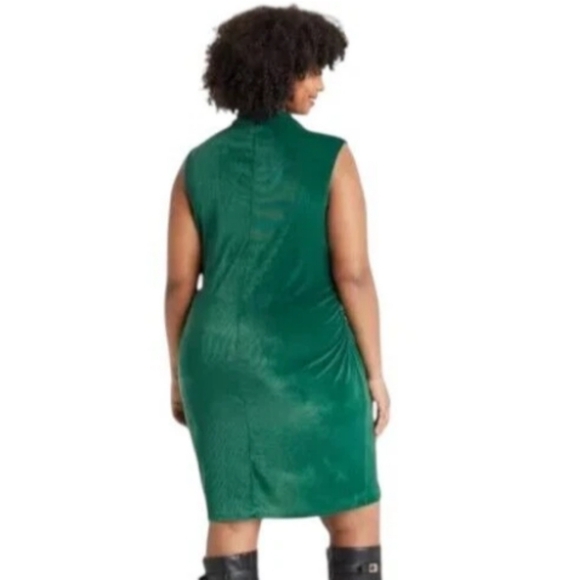 NWT A New Day Rushed Velvet Mini Dress - Picture 2 of 4